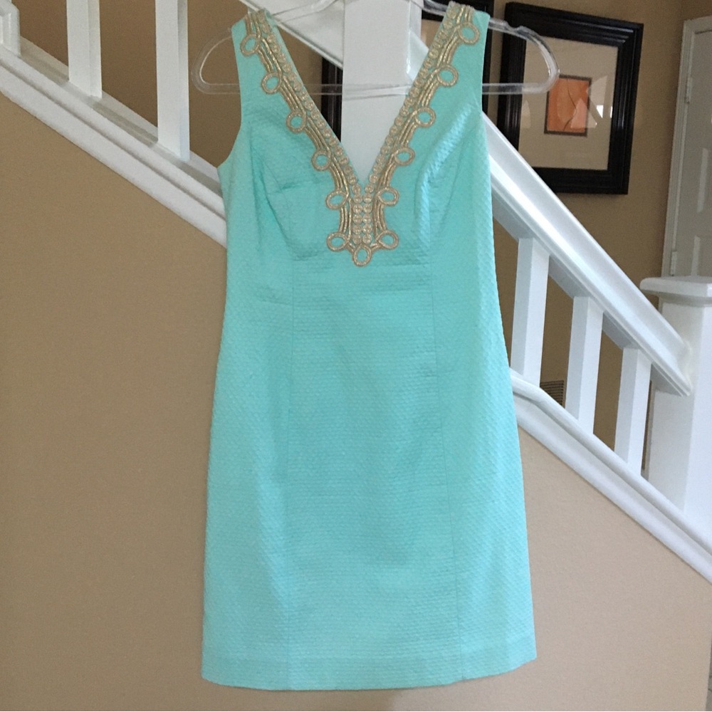 NWT Lilly Pulitzer Shift dress size 0 Poolside Blue